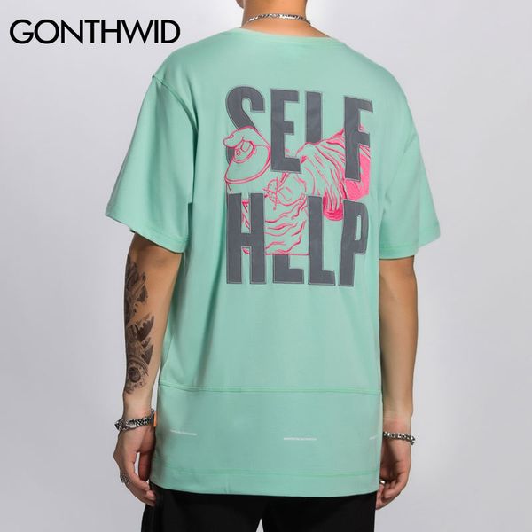 creative print embroidery self help short sleeve tshirts streetwear men hip hop harajuku casual t shirts male tees, White;black
creative print embroidery self help short sleeve tshirts streetwear men hip hop harajuku casual t shirts male tees, White;black