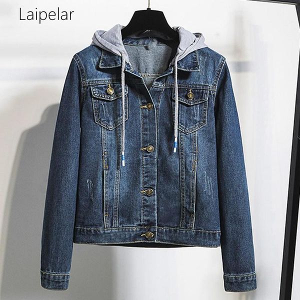 laipelar new coats womens casual jean jacket long sleeve denim coat retro hooded pockets fashion new coat and jackets women 2020, Black;brown
laipelar new coats womens casual jean jacket long sleeve denim coat retro hooded pockets fashion new coat and jackets women 2020, Black;brown