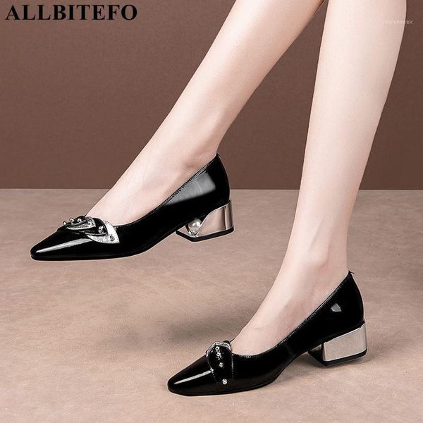dress shoes allbitefo size 34-42 rivet design natural genuine leather women heels spring fashion women's high heel shoes1, Black
dress shoes allbitefo size 34-42 rivet design natural genuine leather women heels spring fashion women's high heel shoes1, Black