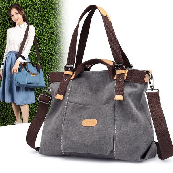 shoulder bags fashion canvas crossbody tote quality handbag women travel handle female messenger
shoulder bags fashion canvas crossbody tote quality handbag women travel handle female messenger