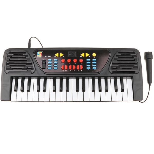 37 Keys Multifunction Electronic Organ Keyboard Keys Battery Operated Piano With Mini Microphone Educational Toy For Toddlers Babies