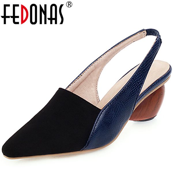 fedonas women mules casual shoes spring summer pointed toe strange heels shallow shoes concise fashion mature shoes woman lj200928, Black
fedonas women mules casual shoes spring summer pointed toe strange heels shallow shoes concise fashion mature shoes woman lj200928, Black