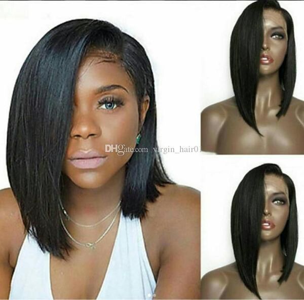 silk straight brazilian human hair bob full lace wig side part bob wig for black women straight human virgin hair front lace wig, Black;brown
silk straight brazilian human hair bob full lace wig side part bob wig for black women straight human virgin hair front lace wig, Black;brown