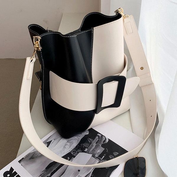 fashion color matching crossbody bags for women luxury designer wide strap shoulder bag 2020new ladies hand bags bolsas feminina
fashion color matching crossbody bags for women luxury designer wide strap shoulder bag 2020new ladies hand bags bolsas feminina