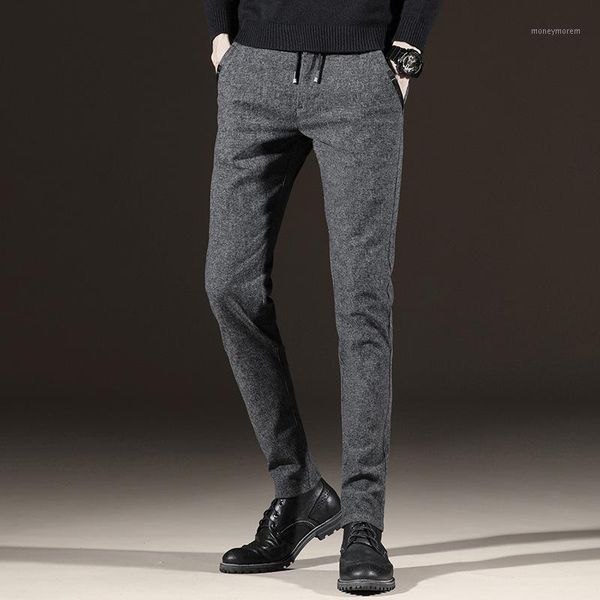 men's pants 2021 men's casual plaid business slim fit dark grey classic style elastic trousers male brand clothes1, Black
men's pants 2021 men's casual plaid business slim fit dark grey classic style elastic trousers male brand clothes1, Black
