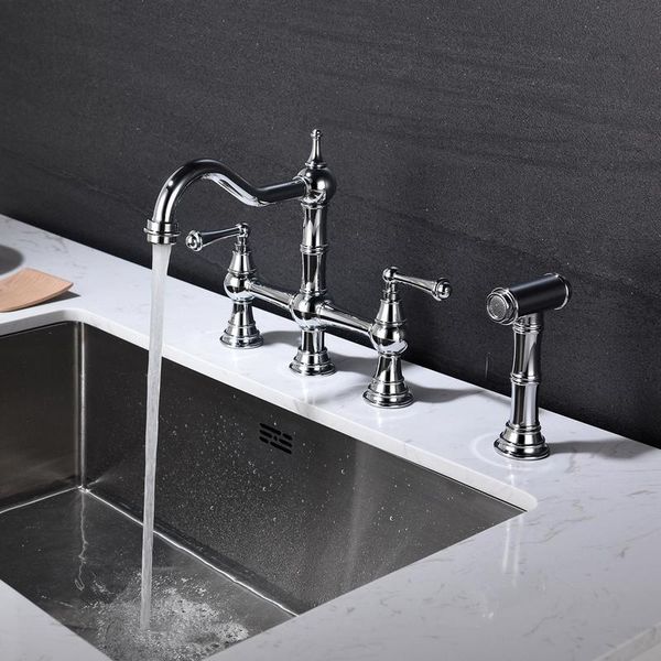 kitchen sink pole into the wall type left and right double opening and cold mixed water quick opening sink faucet
kitchen sink pole into the wall type left and right double opening and cold mixed water quick opening sink faucet