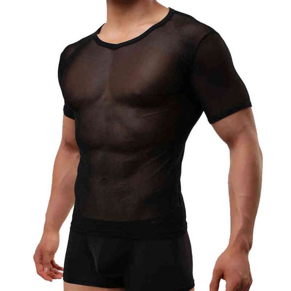 skinny t shirt men black see through mesh short sleeve men tshirt perspective o nek t shirt underwear nightwear y220214, White;black
skinny t shirt men black see through mesh short sleeve men tshirt perspective o nek t shirt underwear nightwear y220214, White;black