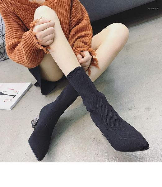 brand women's shoes booties woman 2020 high heels rubber boots round toe fashion stiletto rain stockings ladies1, Black
brand women's shoes booties woman 2020 high heels rubber boots round toe fashion stiletto rain stockings ladies1, Black