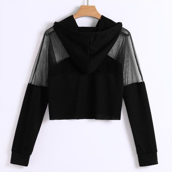 30 harajuku толстовка толстовки осень 2020 женщины streetwear mesh заплатки hoodie одежда обрезанные tumblr moletom feminino drop shipping, Black
30 harajuku толстовка толстовки осень 2020 женщины streetwear mesh заплатки hoodie одежда обрезанные tumblr moletom feminino drop shipping, Black