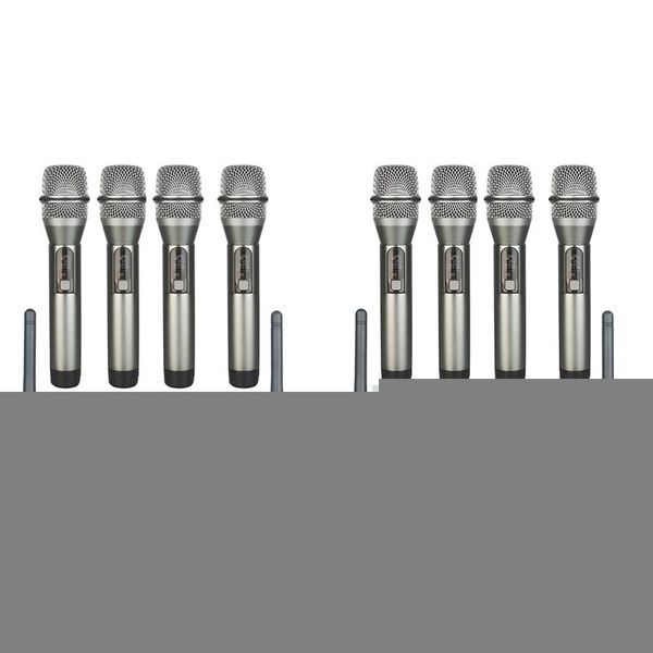 microphones 4-channel wireless microphone system quad uhf mic 4 handheld mics long distance fixed frequency
microphones 4-channel wireless microphone system quad uhf mic 4 handheld mics long distance fixed frequency