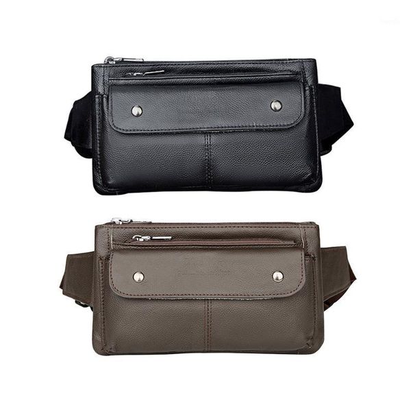 men genuine leather waist bag retro business office messenger chest fanny packs for outdoor travelling accessories1
men genuine leather waist bag retro business office messenger chest fanny packs for outdoor travelling accessories1