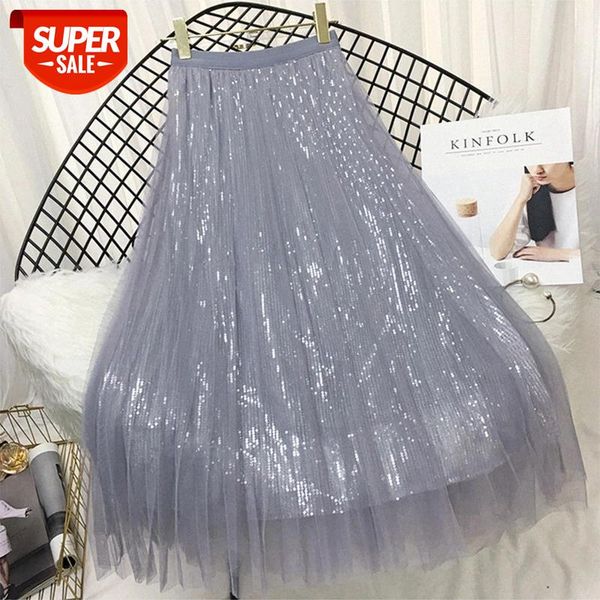 spring summer skirts women korea long tulle skirt sequined pleated a line midi skirt chic high waist female #e95f, White;black
spring summer skirts women korea long tulle skirt sequined pleated a line midi skirt chic high waist female #e95f, White;black