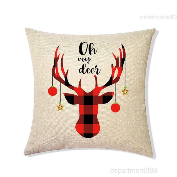 a-marry case canvas 45*45cm elk printed individual package christmas pillow cover retro plaid pillowcase owb2941
a-marry case canvas 45*45cm elk printed individual package christmas pillow cover retro plaid pillowcase owb2941