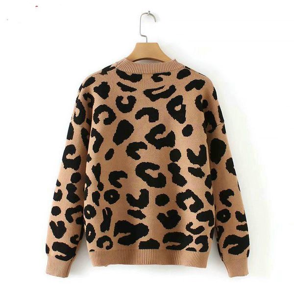 women's sweaters women leopard knitted sweater winter animal print thick long sleeve female pullovers casual top, White;black
women's sweaters women leopard knitted sweater winter animal print thick long sleeve female pullovers casual top, White;black