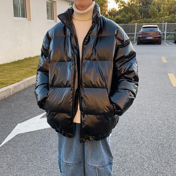 winter thick bright color jacket men's parka warm fashion casual stand-up collar coat men loose korean short coat mens m-5xl, Black
winter thick bright color jacket men's parka warm fashion casual stand-up collar coat men loose korean short coat mens m-5xl, Black