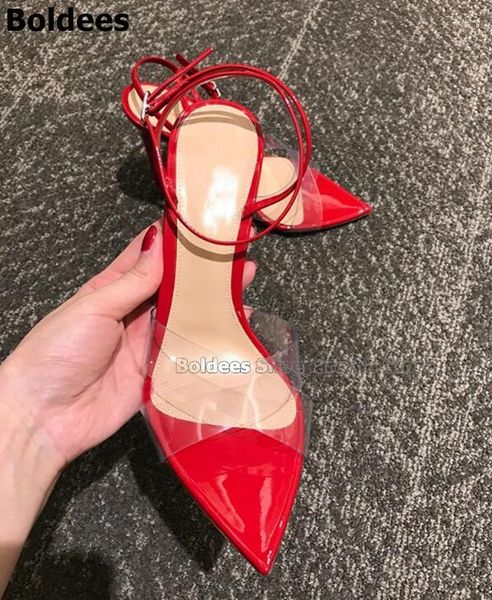 dress shoes red nude clear transpatent pvc high heel sandals stiletto heeled ankle buckle cross tied pointed open toe summer party shoes1, Black
dress shoes red nude clear transpatent pvc high heel sandals stiletto heeled ankle buckle cross tied pointed open toe summer party shoes1, Black