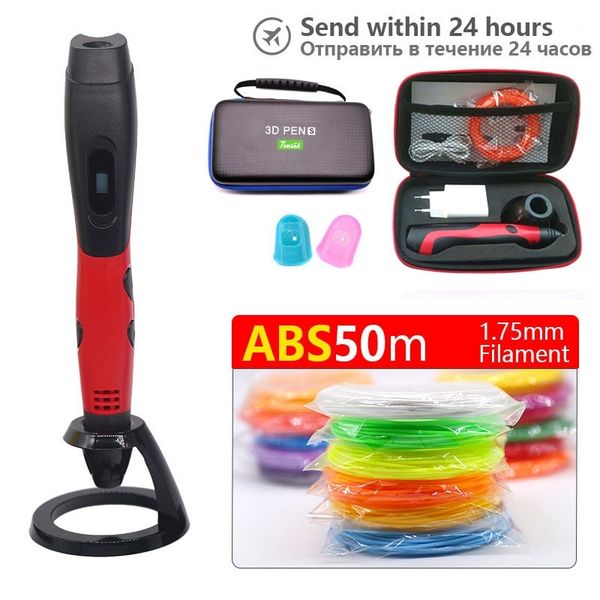 3d pen 3d pinter pen kids model drawing pen eu/us adapter with 1.75mm abs 50m and beatifu bag christmas gift y200428
3d pen 3d pinter pen kids model drawing pen eu/us adapter with 1.75mm abs 50m and beatifu bag christmas gift y200428