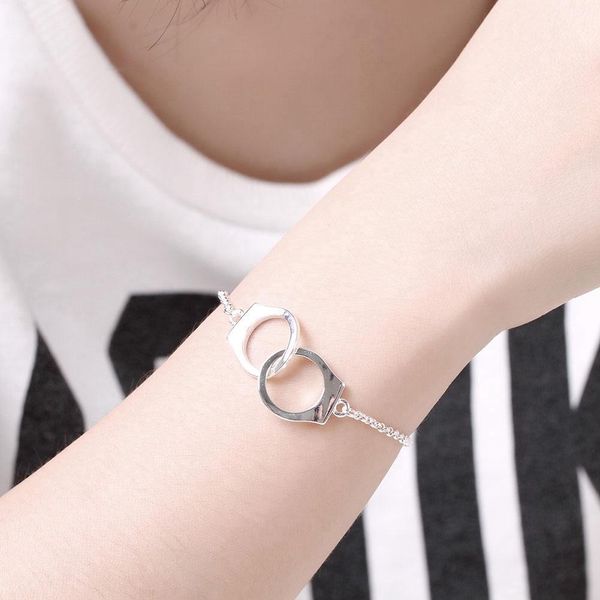 new silver color jewelry fashion valentine's day gift creative european style charm handcuffs bracelets bkh006 h bbyglv, Black
new silver color jewelry fashion valentine's day gift creative european style charm handcuffs bracelets bkh006 h bbyglv, Black