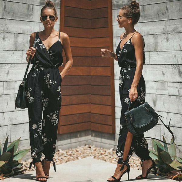 bohemian women loose jumpsuits sleeveless baggy trousers overalls pants solid romper flower print jumpsuit drop shipping, Black;white
bohemian women loose jumpsuits sleeveless baggy trousers overalls pants solid romper flower print jumpsuit drop shipping, Black;white