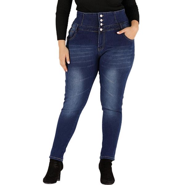 4xl women button winter jeans plus size high waist skinny denim pants casual stretch pencil jeans ladies calca feminina d30, Blue
4xl women button winter jeans plus size high waist skinny denim pants casual stretch pencil jeans ladies calca feminina d30, Blue
