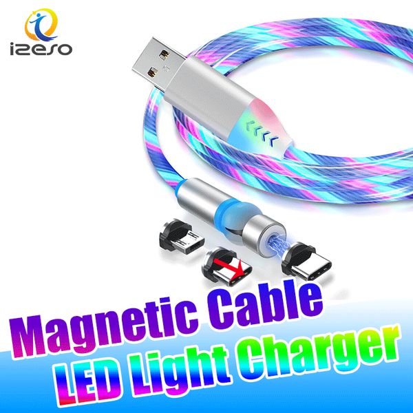 magnetic cables 2.4a type c micro usb fast charging 540º ball shape flowing light cable quick charger for samsung xiaomi huawei izeso
magnetic cables 2.4a type c micro usb fast charging 540º ball shape flowing light cable quick charger for samsung xiaomi huawei izeso