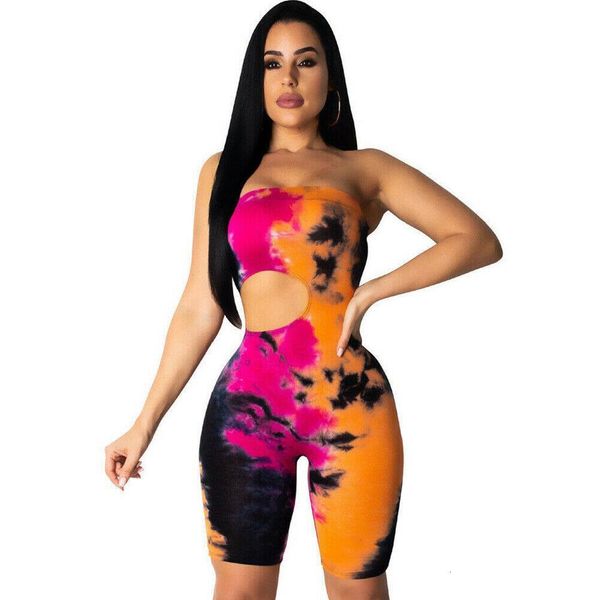 women jumpsuit tie dyeing body strapless casual club party romper overalls 2020 summer bodycon playsuit tracksuit clothes, Black;white
women jumpsuit tie dyeing body strapless casual club party romper overalls 2020 summer bodycon playsuit tracksuit clothes, Black;white