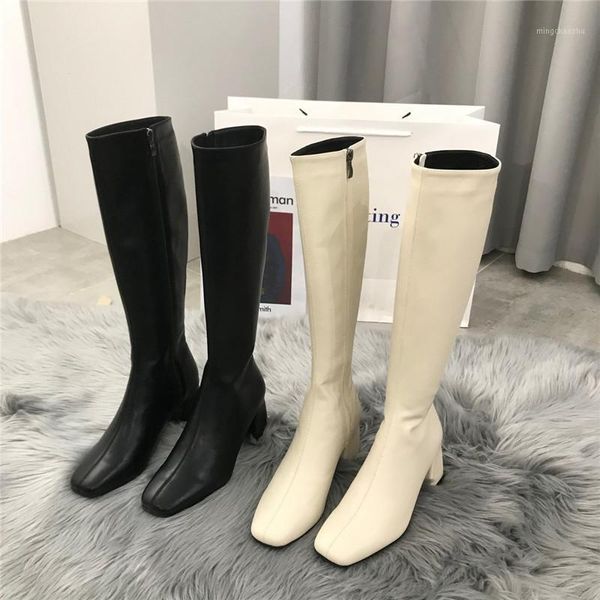 boots 2021 ins fashion women black block high heels long winter warm knee soft leather thigh shoes1
boots 2021 ins fashion women black block high heels long winter warm knee soft leather thigh shoes1