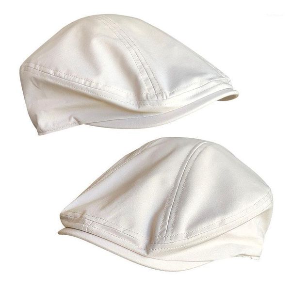 new waterproof comfort dry mens womens cotton duckbill cap ivy cap driving sun flat cabbie newsboy hat berets blm2751, Blue;gray