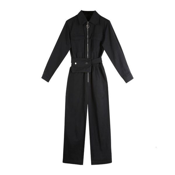 women jumpsuit romper long sleeve safari style black winter autumn jumpsuit female 2020 new streetwear overalls with belt wj50, Black;white
women jumpsuit romper long sleeve safari style black winter autumn jumpsuit female 2020 new streetwear overalls with belt wj50, Black;white