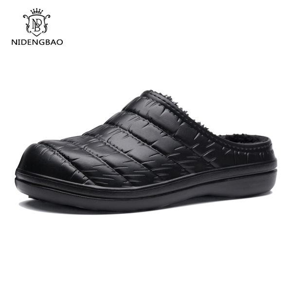new design eva plush men slippers in winter bathroom lightweight warm cotton shoes men for indoor home couples waterproof shoes y200107, Black
new design eva plush men slippers in winter bathroom lightweight warm cotton shoes men for indoor home couples waterproof shoes y200107, Black