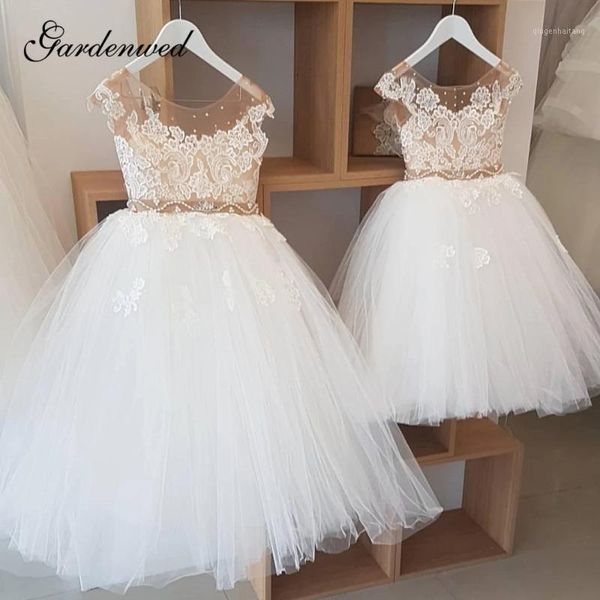 2020 puffy ivory lace pearls flower girl dresses nude tulle scoop communion dresses crystal satin belt custom made ball gown1, Red;yellow
2020 puffy ivory lace pearls flower girl dresses nude tulle scoop communion dresses crystal satin belt custom made ball gown1, Red;yellow