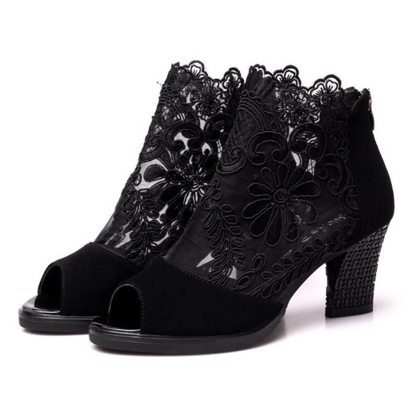 summer mesh peep toe sandals heels single shoes women shoes in europe america 2020 spring summer pumps gauze mujer, Black
summer mesh peep toe sandals heels single shoes women shoes in europe america 2020 spring summer pumps gauze mujer, Black