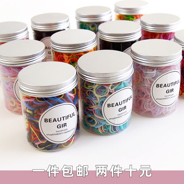 girl's heart candy color disposable rubber band canned hair ring for children's baby without injury
girl's heart candy color disposable rubber band canned hair ring for children's baby without injury