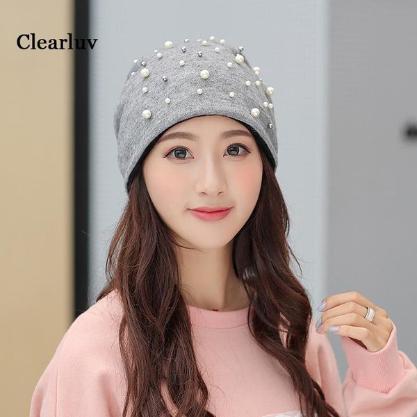 beanie/skull caps casual pearl diamond hat ladies knitted girl beanie skull loose cotton spring this year's, Blue;gray
beanie/skull caps casual pearl diamond hat ladies knitted girl beanie skull loose cotton spring this year's, Blue;gray