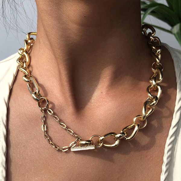 steampunk choker ожерелье для женщин готический золотой цветовая цепочка сгущающая коренацина лариат ожерелье хип-хоп пара воротник ювелирны, Silver
steampunk choker ожерелье для женщин готический золотой цветовая цепочка сгущающая коренацина лариат ожерелье хип-хоп пара воротник ювелирны, Silver