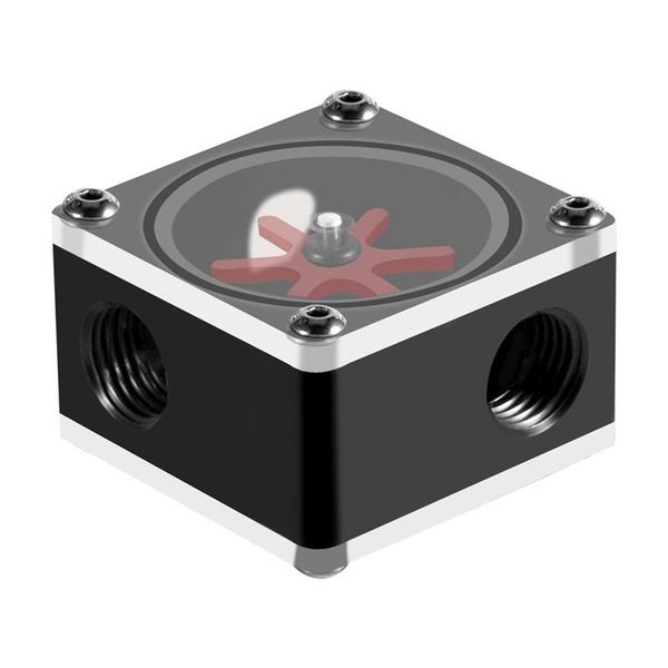3 way water cooling flow indicator, g1/4 threaded 6 impeller water flow sensor for pc cooling system
3 way water cooling flow indicator, g1/4 threaded 6 impeller water flow sensor for pc cooling system