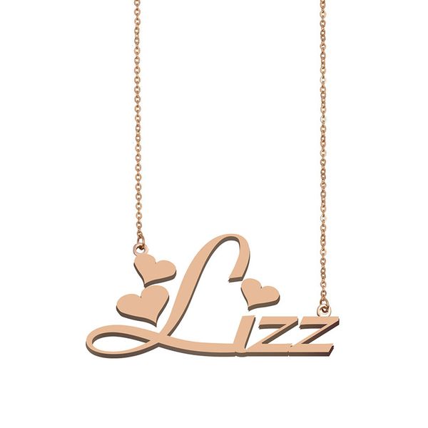 lizz name necklaces pendant custom personalized for women girls children friends mothers gifts 18k gold plated stainless steel, Silver
lizz name necklaces pendant custom personalized for women girls children friends mothers gifts 18k gold plated stainless steel, Silver