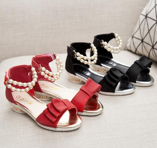 sandals kids shoes summer girl bowknot pearl princess 3 colors 5 pairs/l1, Black;red
sandals kids shoes summer girl bowknot pearl princess 3 colors 5 pairs/l1, Black;red