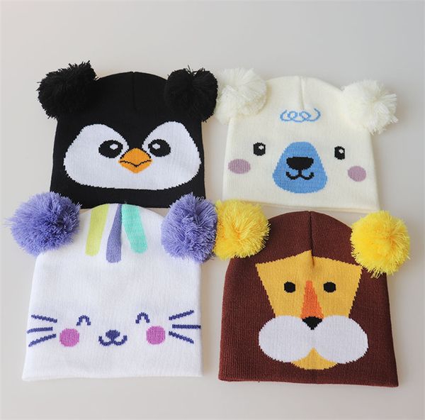 children kids pom pom beanies double balls knitted cartoon animal head hats slouchy skull caps warm knitting tuques outdoor ski cap e122501, Yellow
children kids pom pom beanies double balls knitted cartoon animal head hats slouchy skull caps warm knitting tuques outdoor ski cap e122501, Yellow