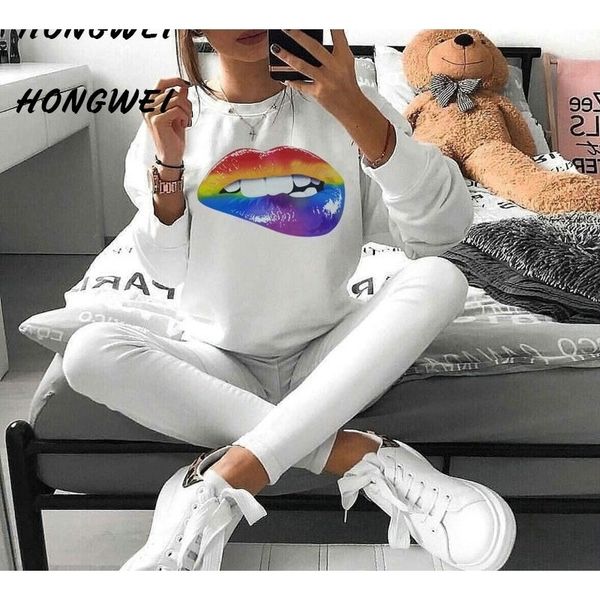 lips printi sweatshirts women fashion cropped o-neck long sleeve sweatshirt pullover new ladies white casual loose crop y200610, Black
lips printi sweatshirts women fashion cropped o-neck long sleeve sweatshirt pullover new ladies white casual loose crop y200610, Black
