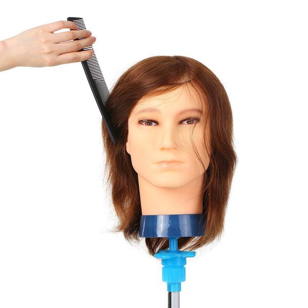 100% human hair male manikin head hairdresser training head cosmetology doll head for styling dye cutting braiding practice w10523, White
100% human hair male manikin head hairdresser training head cosmetology doll head for styling dye cutting braiding practice w10523, White