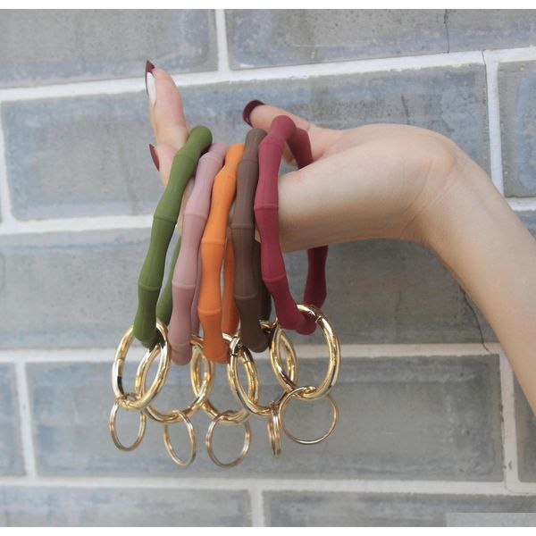 s1176 women girls sile bracelet outdoor sports key ring bangle keyring ring circle key ring keychain wristle sqcuty homes2007, Slivery;golden
s1176 women girls sile bracelet outdoor sports key ring bangle keyring ring circle key ring keychain wristle sqcuty homes2007, Slivery;golden