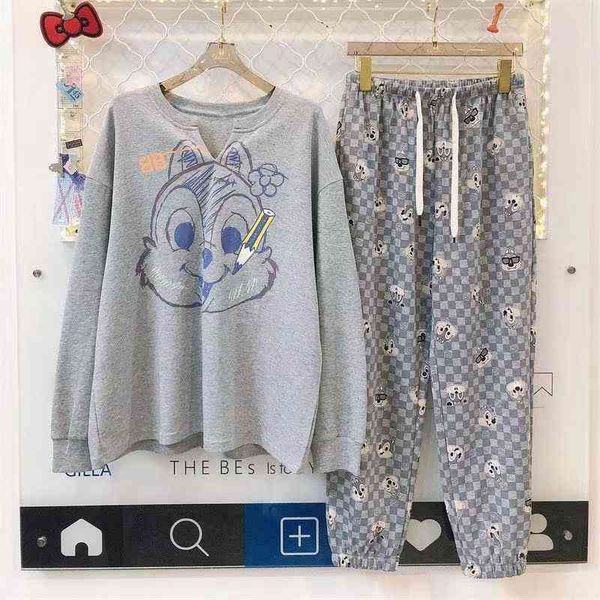 2022 factory wholesale new taiwan autumn and winter long sleeved leggings pajamas set female lovely squirrel printed home clothes trend, Black;red
2022 factory wholesale new taiwan autumn and winter long sleeved leggings pajamas set female lovely squirrel printed home clothes trend, Black;red