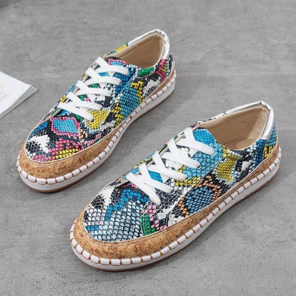 autumn 2020 new size women's shoes snake skin series round head flat bottom casual single shoes women, Black
autumn 2020 new size women's shoes snake skin series round head flat bottom casual single shoes women, Black