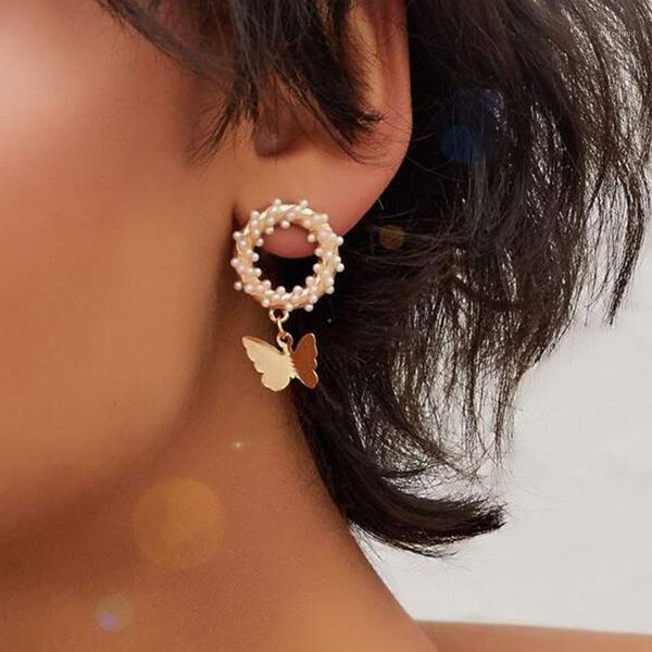 stud fehame fashion & elegant women round dangle earrings animal butterfly wedding engagement jewelry wholesale1, Golden;silver
stud fehame fashion & elegant women round dangle earrings animal butterfly wedding engagement jewelry wholesale1, Golden;silver