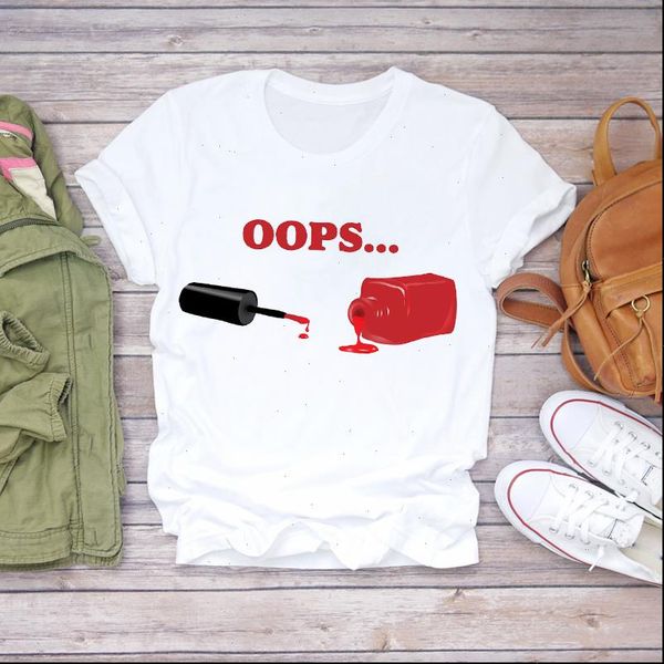 women 2021 summer fingernail 3d funny cute lady fashion print t shirts t shirt ladies womens graphic female tee, White
women 2021 summer fingernail 3d funny cute lady fashion print t shirts t shirt ladies womens graphic female tee, White