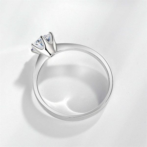 luxurys designers fashion jz366 crown six claw single drill one c simulation women's very simple ring live broadcast, Silver 
luxurys designers fashion jz366 crown six claw single drill one c simulation women's very simple ring live broadcast, Silver
