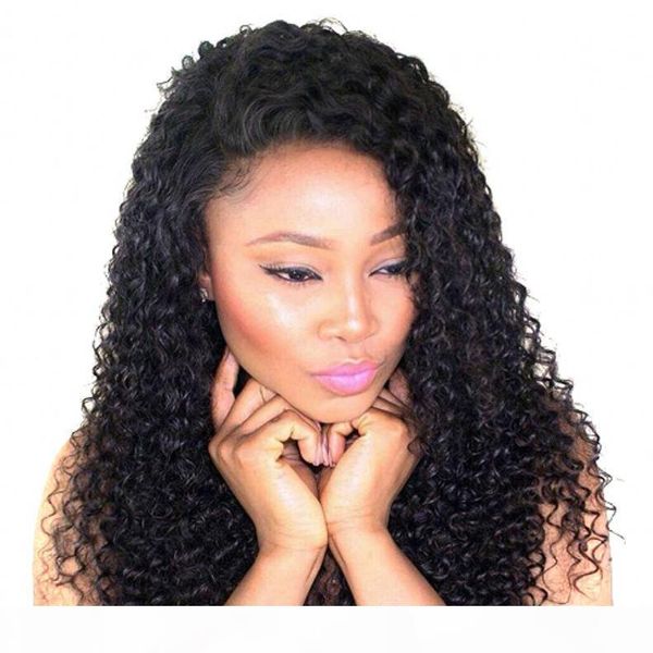 curly lace front human hair wigs with baby hair pre plucked brazilian hair full lace wigs for women, Black;brown
curly lace front human hair wigs with baby hair pre plucked brazilian hair full lace wigs for women, Black;brown
