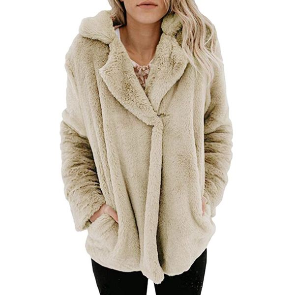 faux fur coat women winter jacket fashion oversize lapel warm trend outerwear winter female button coats parka abrigo mujer, Black
faux fur coat women winter jacket fashion oversize lapel warm trend outerwear winter female button coats parka abrigo mujer, Black