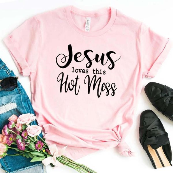 women t shirt jesus loves this mess letters print tshirt women short sleeve o neck loose t-shirt ladies causal tee shirt, White
women t shirt jesus loves this mess letters print tshirt women short sleeve o neck loose t-shirt ladies causal tee shirt, White
